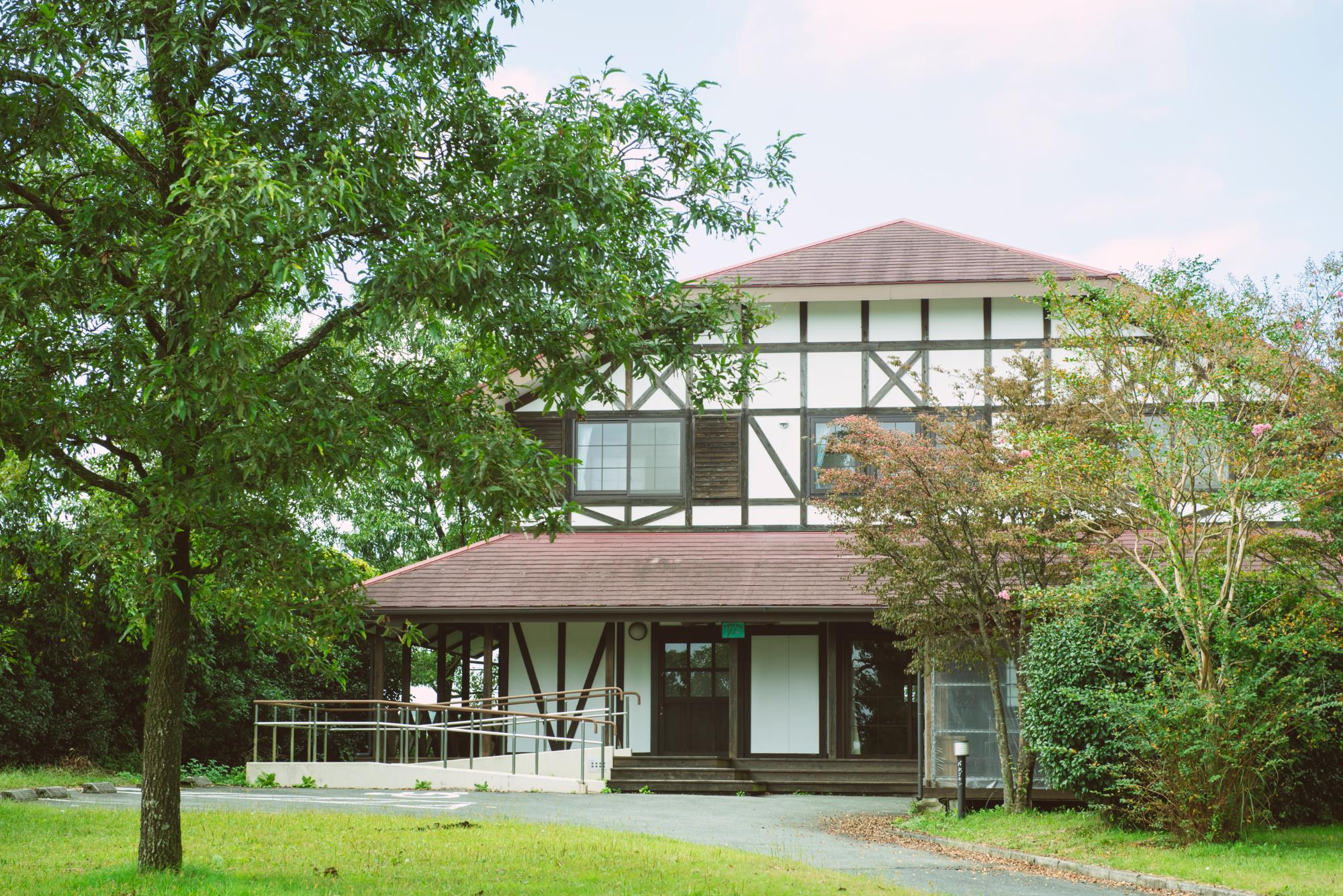 ファームビレッジ産山の大型ロッジ
