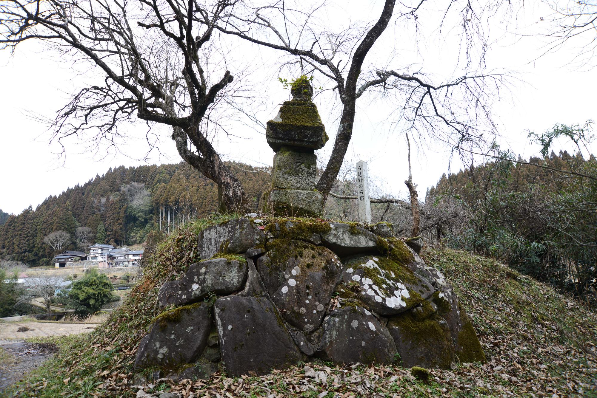 石尾野の石塔