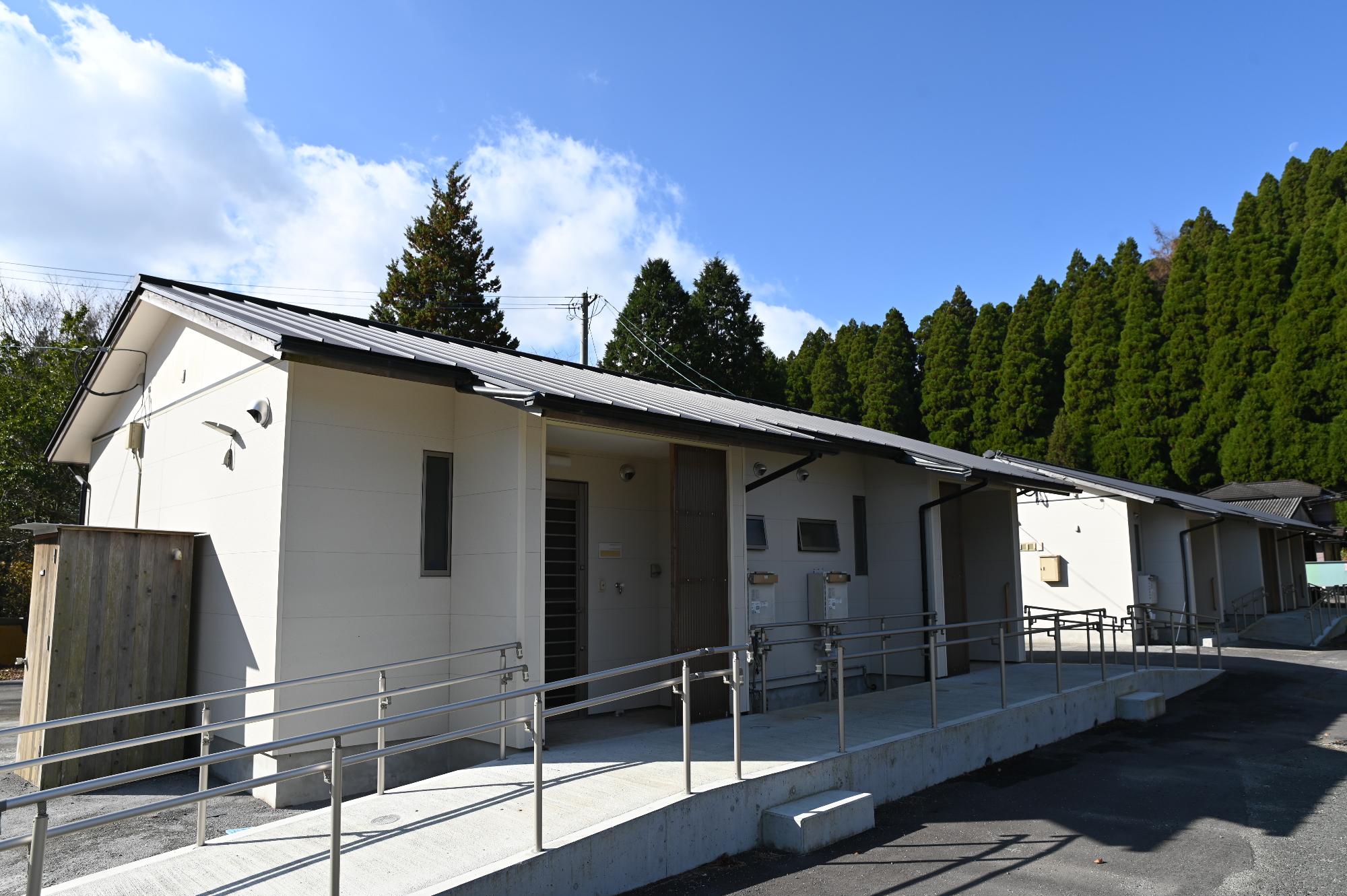 上山鹿団地の住宅外観